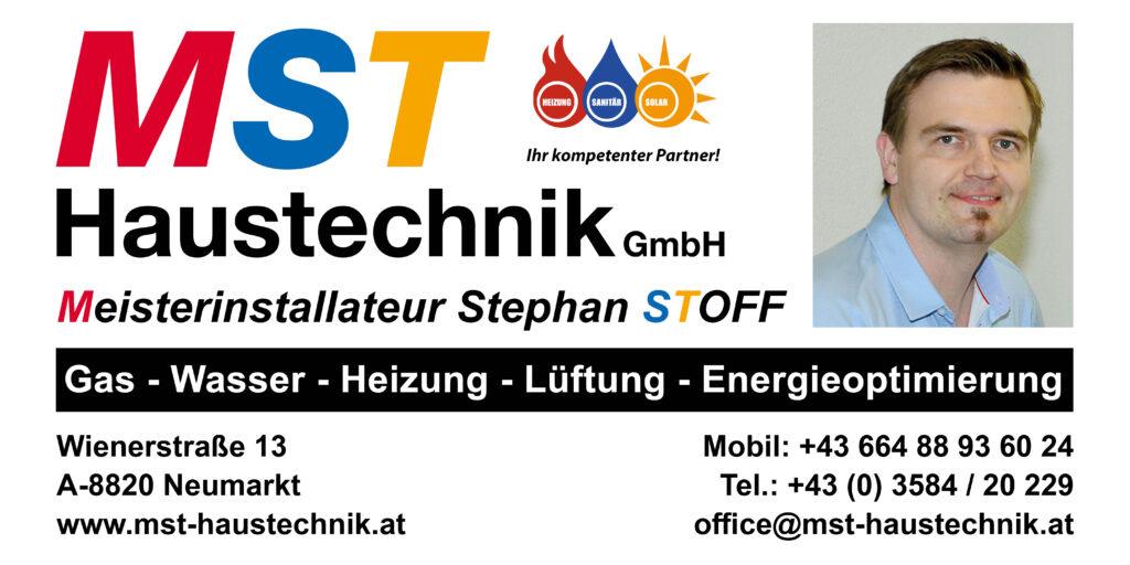 Logo MST Haustechnik als Partnerunternehmen der Fernwärme Neumarkt
