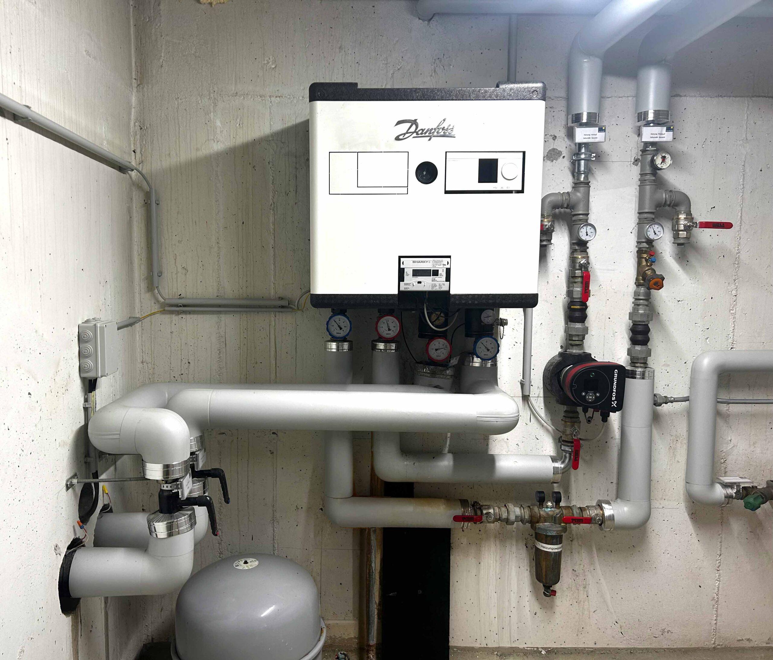 Abbildung einer Übergabestation, Fernwärme Neumarkt